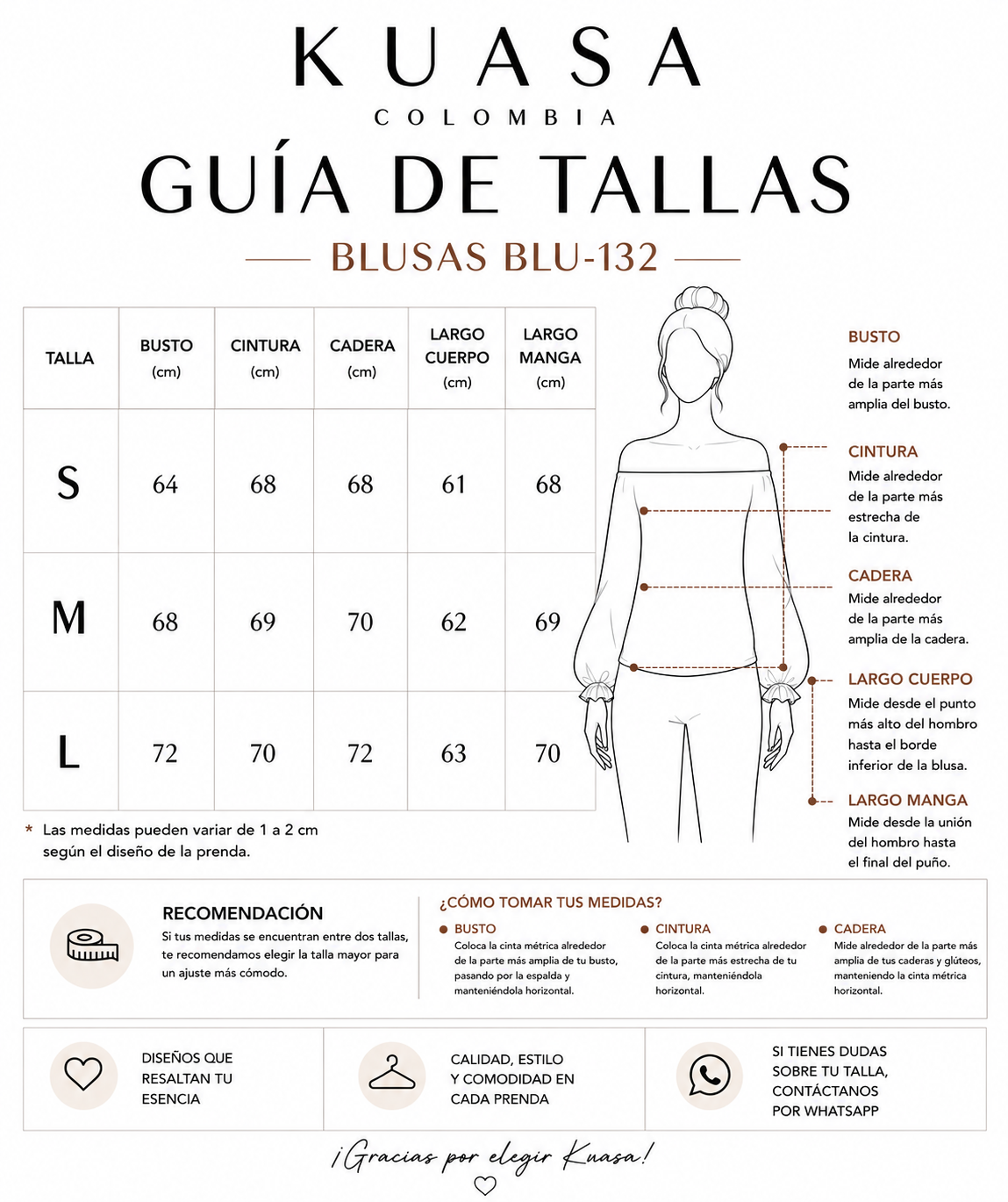 Blusa Velvet - Cuello bandeja con mangas amplias y puño resortado
